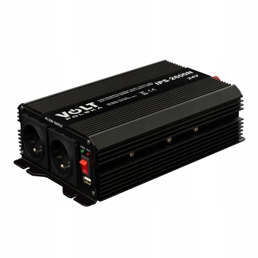 PRZETWORNICA 24V 230V SAMOCHODOWA NAPIĘCIA 2600W