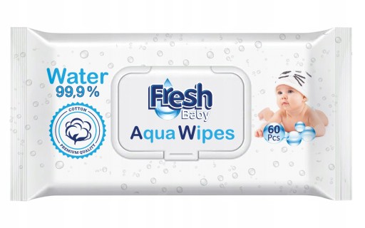 Салфетки Aqua Wipes Fresh Baby 24 х 60 шт.