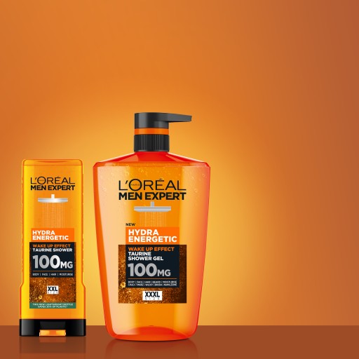 Набор L'Oréal Men Hydra Energetic: гель для душа + крем и гель для лица