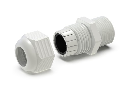 КАБЕЛЬНЫЙ КЛЕЙ М25х1,5мм IP68 PA UV RAL7035 4шт.