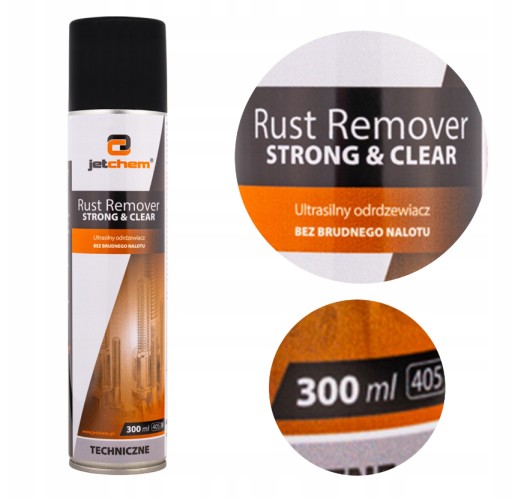 RUST REMOVER сильное средство для удаления ржавчины JETCHEM 2 шт.