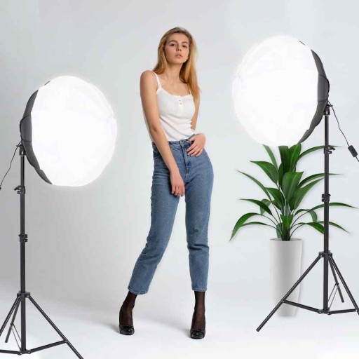 Lampa Studio Led 150w Softbox Do Zdjęć, Nagrań Video, Statyw 220cm