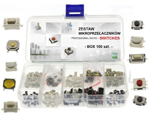 ZESTAW NAPRAWCZY MINI KLUCZY PILOTÓW Micro-Switch