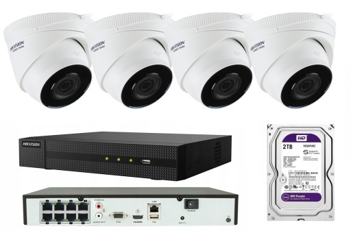 КОМПЛЕКТ IP-МОНИТОРИНГА 4 Мп, 4 РАСШИРЯЕМЫЕ КАМЕРЫ