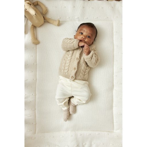 Коврик для манежа Meyco Baby Knots - кремовый - 77x97см