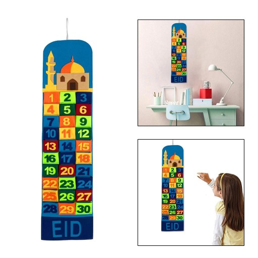 KALENDARZ DO UZUPEŁNIEANIA AID MUBARAK Ramadan torebki prezentowe 30 szt.