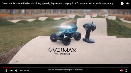 Радиоуправляемая машинка OVERMAX X-Flash 45 км/ч