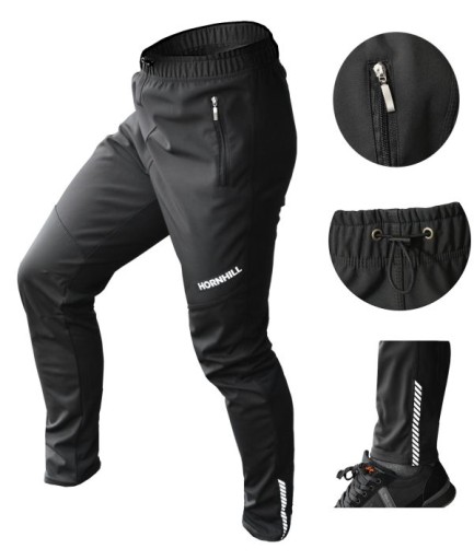 Длинные велосипедные брюки Hornhill XL, черные