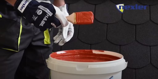 NEXLER IZOFOL ROOF 10KG КОРИЧНЕВЫЙ RAL 8016 жидкий рубероид, черепица, черепица