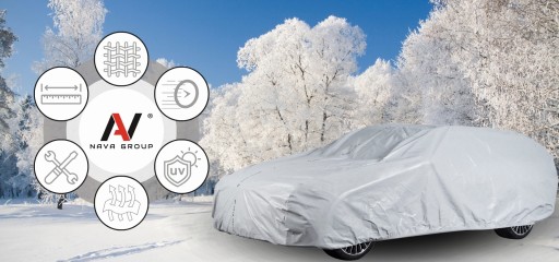 Pokrowiec na Samochód SUV/Minivan M2 430-455 Premium Plandeka na Auto +Pasy