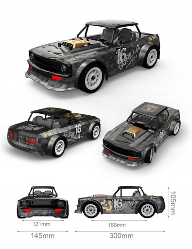 2 в 1 RC АВТОМОБИЛЬ UDI 4x4 ДИСТАНЦИОННО УПРАВЛЯЕМЫЙ ДРИФТ 30 КМ/Ч