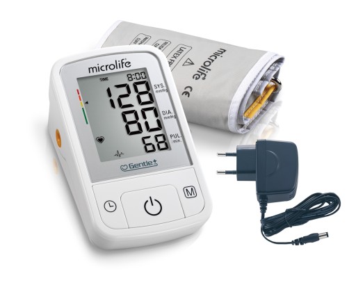 Автоматический тонометр Microlife BP A2 BASIC + бесплатный БЛОК ПИТАНИЯ АРИТМИЯ
