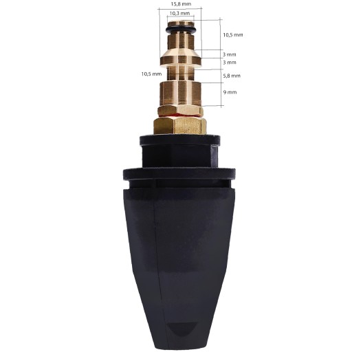 Мини-турбинная насадка QC для шайбы Parkside PHD 110 C1 135 C2 150 G4 170 A1