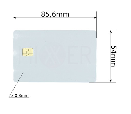 Смарт-карта ПВХ SLE4442 ISO7816 256B Смарт-карта