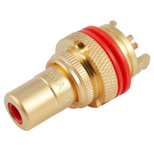 RCA CINCH SOCKET CMC США МЕДНЫЙ РАЗЪЕМ OFC 2 шт.