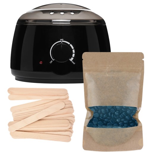 DOLL Xanitalia SET твердый воск для депиляции AZULENE Wax HEATER