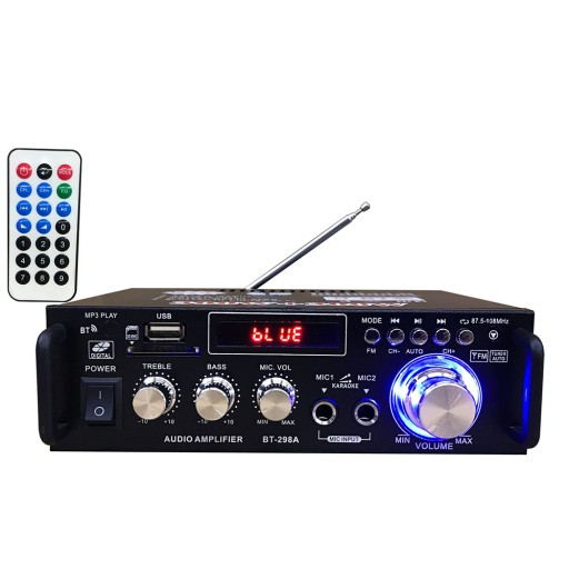HIFI СТЕРЕОУСИЛИТЕЛЬ 12 В/220 В BLUETOOTH 5.0 600 Вт
