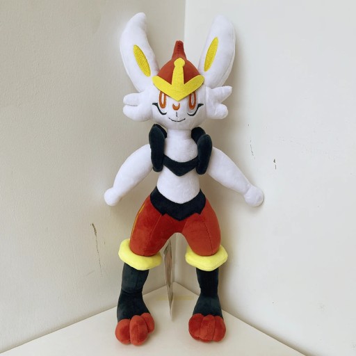 Плюшевая игрушка Pokemon Meowscarada Peluche Cinderace, плюшевая игрушка Scorbunny Sobble