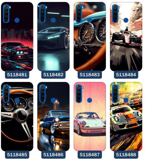 Кейс для Xiaomi Redmi Note 8t Car Designs Racing Motor