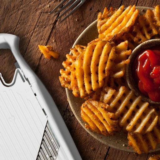 Tarka do Warzyw Borner waflowa - Idealna tarka do Chipsów z uchwytem