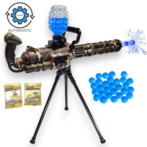 MINIGUN KARABIN NA KULKI ŻELOWE ORBEEZ AUTOMATYCZNY ELEKTRYK ŁADOWANIE USB
