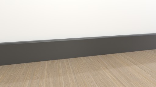 Listwa Przypodłogowa Antracyt Grafit 8cm- 80mm MDF