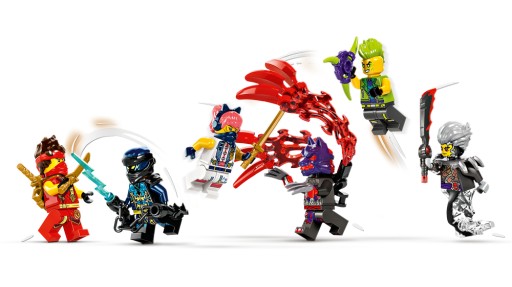 LEGO NINJAGO 71818 Фигурки турнирной арены — набор кубиков + каталог + сумка