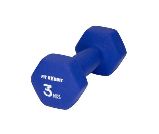 Набор виниловых гантелей Fit-Rabbit HEX 2x3 кг