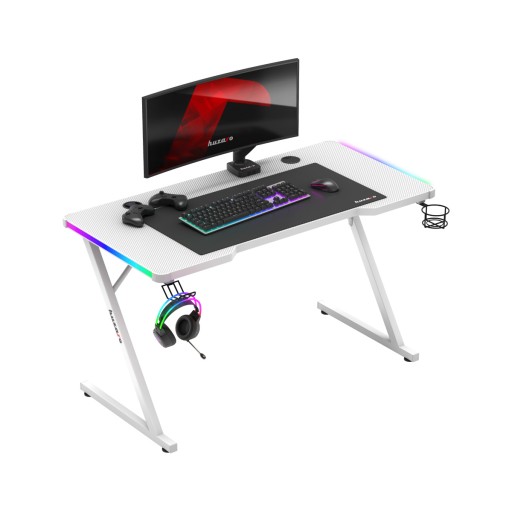 Игровой стол Huzaro Hero 2.5 RGB WHITE