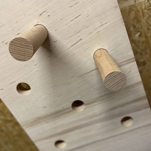 Деревянный PEGBOARD 80x30, доска для захвата, доска для колышков