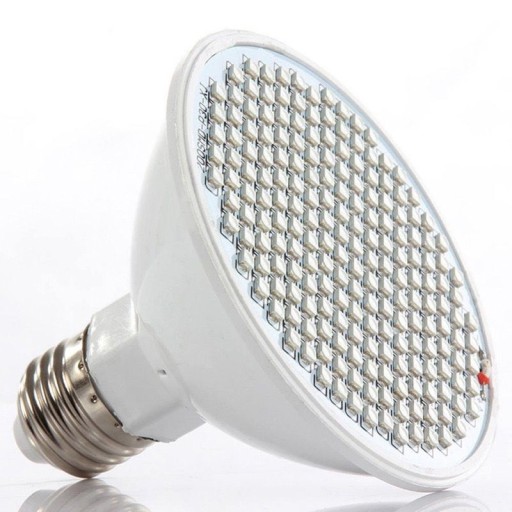 200LED ЛАМПА для выращивания РАСТЕНИЙ, лампочка 20Вт