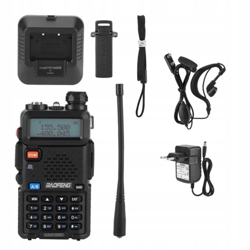 Krótkofalówka Baofeng RADIOTELEFON BAOFENG UV-5R 8W PMR FM