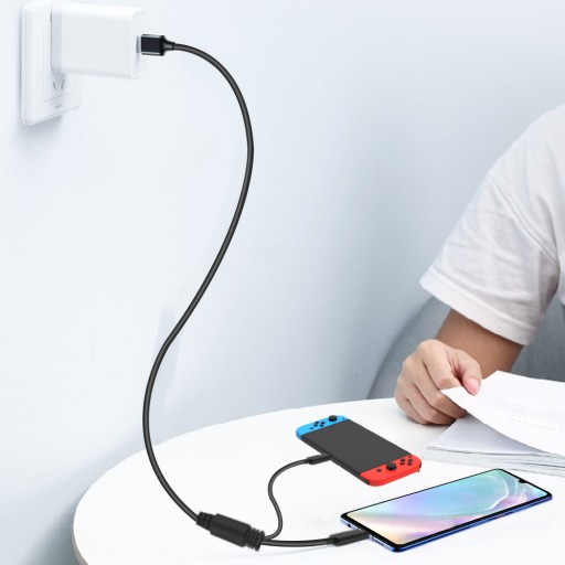 Kabel Ładowarka USB do 2x Pad do Nintendo Switch