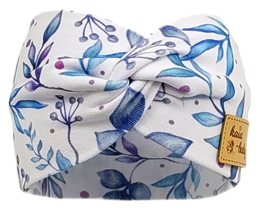 OPASKA NIEMOWLĘCA NA GŁOWĘ USZY DLA DZIEWCZYNKI 42-46cm BLUE TWIGS
