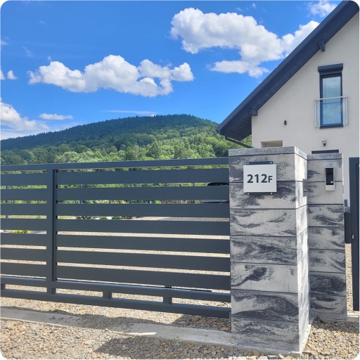 Tabliczka tablica ADRESOWA numer na dom numer domu ALUMINIOWA 35x35 - WZORY