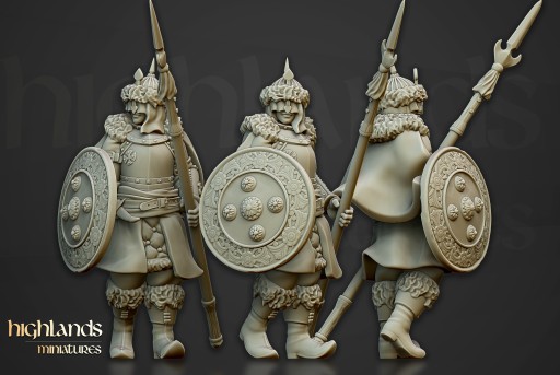 Дочери Волыни с копьями - 3D печать