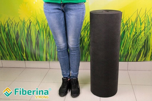 Агротекстиль мульчирующий (противосорняк) Fiberina Strong черный 160 х