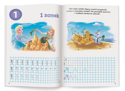 Дисней учит. Ледяная земля. Числа 5+