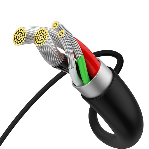 КАБЕЛЬ BASEUS STRONG USB - MICRO FAST 2A 1M ПЕРЕДАЧА ДАННЫХ