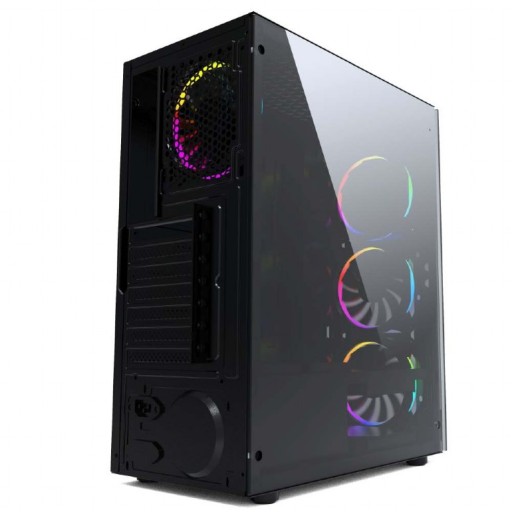 Корпус для компьютера Fornax 1500RGB GAMING PC 4xUSB 4x RGB LED ВЕНТИЛЯТОРЫ