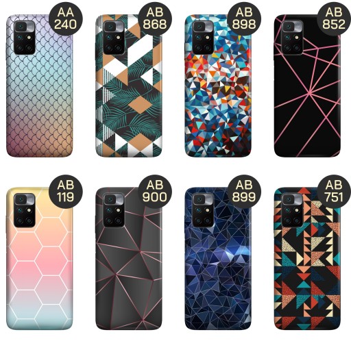 ETUI DO XIAOMI REDMI 10 WZORY MOZAIKA SZTUKA KOLOROWA OBUDOWA POKROWIEC