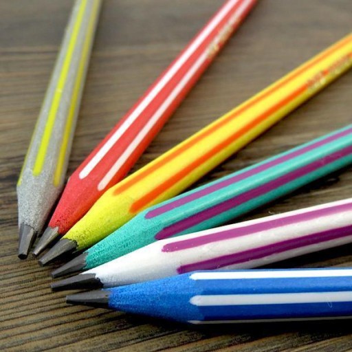 Карандаш BIC Evolution Stripes HB, микс цветов 646