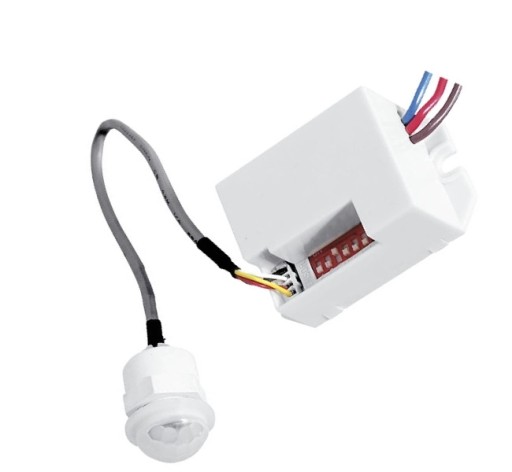 ДАТЧИК ДВИЖЕНИЯ СУМЕРКИ С ВНЕШНИМ ДАТЧИКОМ 360° для LED PIR 230V MINI