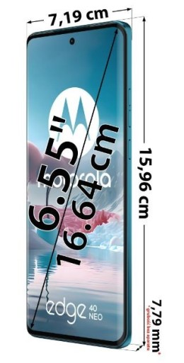MOTOROLA Smarton Edge 40 Neo 12/256 ГБ Синий