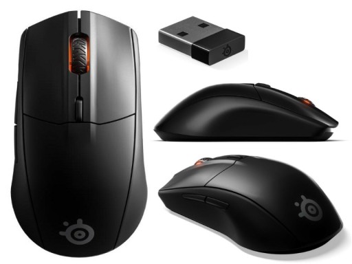 БЕСПРОВОДНАЯ ЧЕРНАЯ МЫШЬ STEELSERIES RIVAL 3 62521