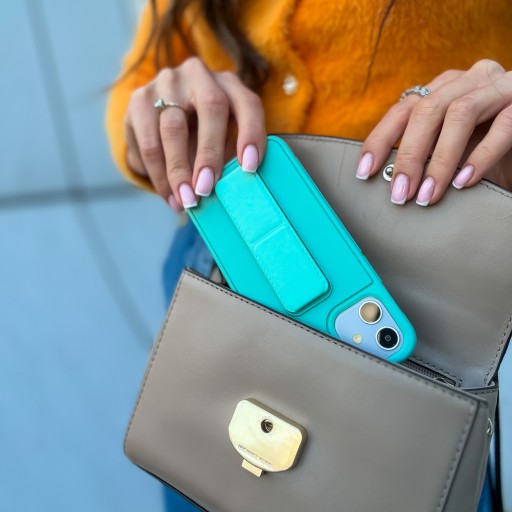 Стенд с красной ручкой для iPhone 12