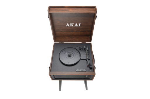 AKAI ATT-101BT ПРОИГРЫВАТЕЛЬ С BLUETOOTH НА ДЕРЕВЯННЫХ НОЖКАХ