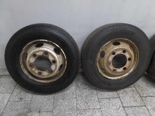 ISUZU NQR NKR КОЛЕСА ДИСКИ 17,5 HANKOOK 215/75R17,5