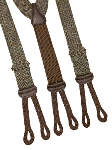 Подтяжки HARRIS TWEED WOOL BUTTON