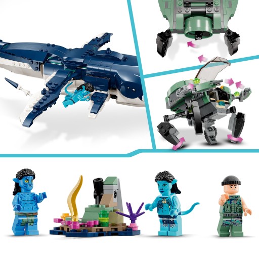 LEGO Аватар Паякан Тулкун и моховой краб 75579